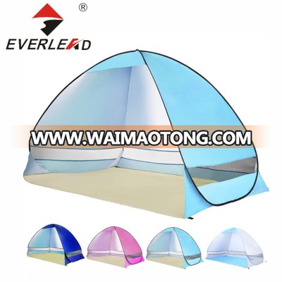 Pop Up Beach Tent Camping Sun Shelter Outdoor Automatic Cabana 3-4 Person Fishing Anti UV Beach Tent Beach Shelter